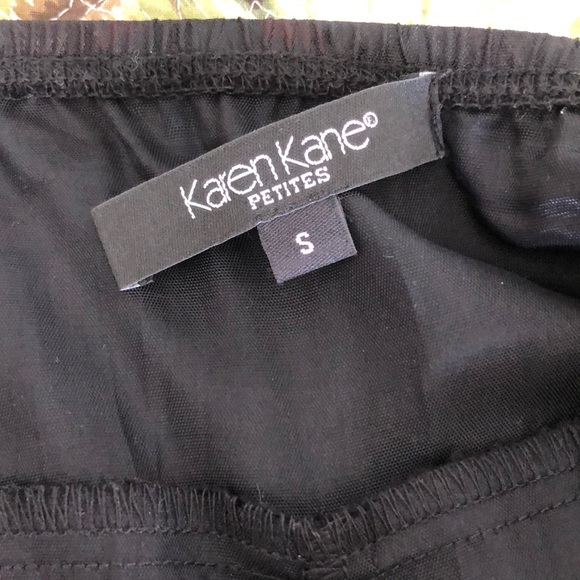 KAREN KANE MIDI BLACK BOTTOM PLEATED SKIRT - Picture 5 of 8